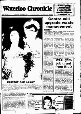 Waterloo Chronicle (Waterloo, On1868), 9 Feb 1983