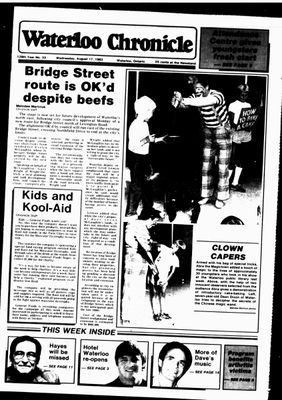 Waterloo Chronicle (Waterloo, On1868), 17 Aug 1983