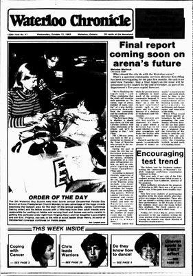 Waterloo Chronicle (Waterloo, On1868), 12 Oct 1983