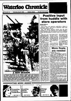 Waterloo Chronicle (Waterloo, On1868), 30 May 1984