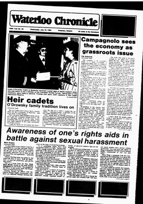 Waterloo Chronicle (Waterloo, On1868), 18 Jul 1984