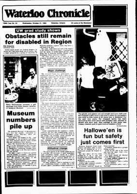 Waterloo Chronicle (Waterloo, On1868), 31 Oct 1984