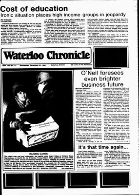 Waterloo Chronicle (Waterloo, On1868), 26 Dec 1984