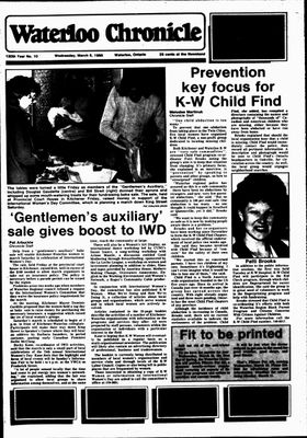 Waterloo Chronicle (Waterloo, On1868), 6 Mar 1985