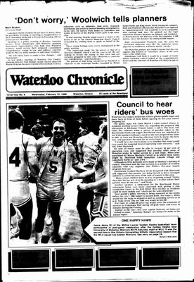 Waterloo Chronicle (Waterloo, On1868), 12 Feb 1986