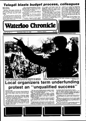 Waterloo Chronicle (Waterloo, On1868), 19 Mar 1986