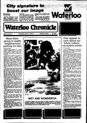 Waterloo Chronicle (Waterloo, On1868), 4 Mar 1987