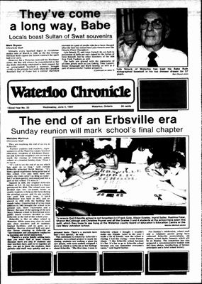 Waterloo Chronicle (Waterloo, On1868), 3 Jun 1987