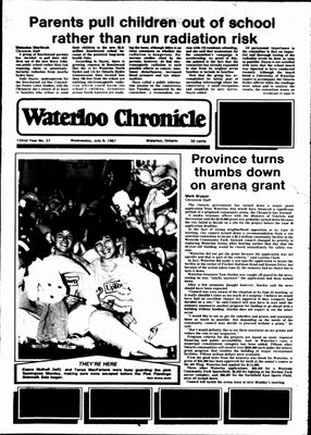 Waterloo Chronicle (Waterloo, On1868), 8 Jul 1987