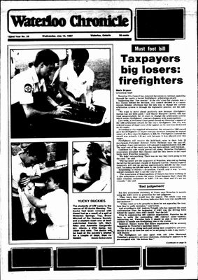 Waterloo Chronicle (Waterloo, On1868), 15 Jul 1987