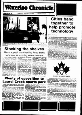 Waterloo Chronicle (Waterloo, On1868), 23 Sep 1987