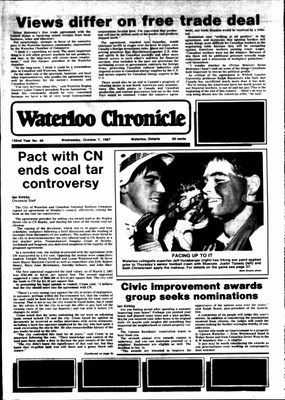 Waterloo Chronicle (Waterloo, On1868), 7 Oct 1987