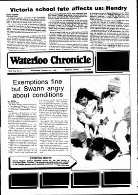 Waterloo Chronicle (Waterloo, On1868), 24 Feb 1988