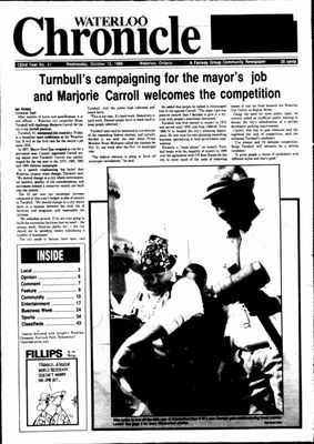 Waterloo Chronicle (Waterloo, On1868), 12 Oct 1988