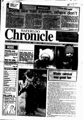 Waterloo Chronicle (Waterloo, On1868), 15 Feb 1989