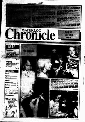 Waterloo Chronicle (Waterloo, On1868), 15 Mar 1989