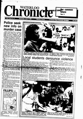 Waterloo Chronicle (Waterloo, On1868), 7 Jun 1989