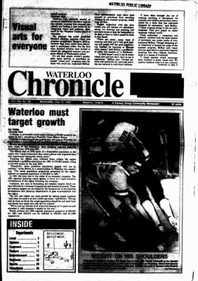 Waterloo Chronicle (Waterloo, On1868), 12 Jul 1989