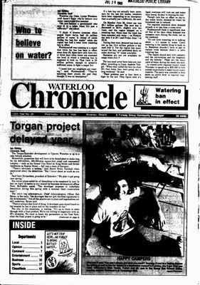 Waterloo Chronicle (Waterloo, On1868), 19 Jul 1989