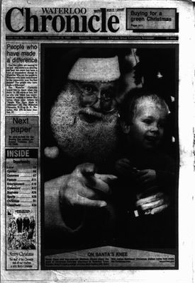 Waterloo Chronicle (Waterloo, On1868), 20 Dec 1989