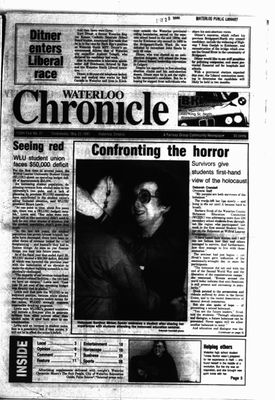 Waterloo Chronicle (Waterloo, On1868), 23 May 1990