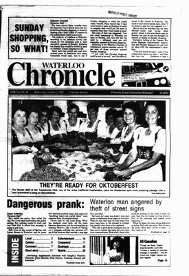 Waterloo Chronicle (Waterloo, On1868), 3 Oct 1990