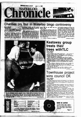 Waterloo Chronicle (Waterloo, On1868), 7 Nov 1990