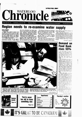 Waterloo Chronicle (Waterloo, On1868), 26 Jun 1991