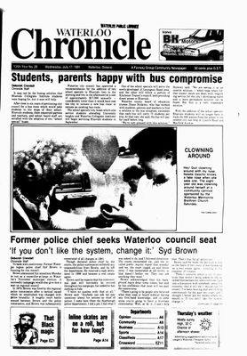 Waterloo Chronicle (Waterloo, On1868), 17 Jul 1991