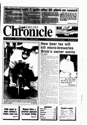 Waterloo Chronicle (Waterloo, On1868), 31 Jul 1991