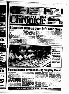 Waterloo Chronicle (Waterloo, On1868), 17 Jun 1992