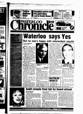 Waterloo Chronicle (Waterloo, On1868), 28 Oct 1992