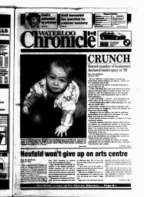 Waterloo Chronicle (Waterloo, On1868), 13 Jan 1993