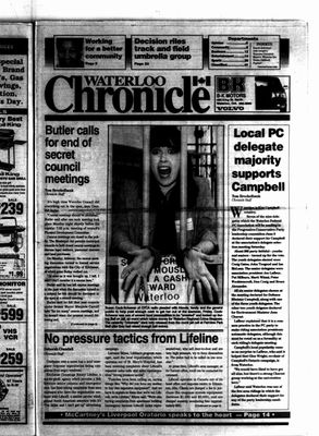 Waterloo Chronicle (Waterloo, On1868), 12 May 1993