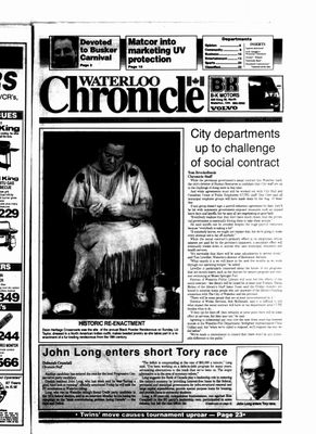 Waterloo Chronicle (Waterloo, On1868), 4 Aug 1993