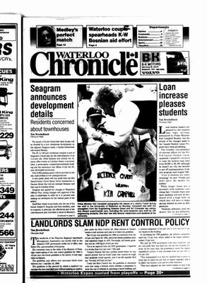 Waterloo Chronicle (Waterloo, On1868), 18 Aug 1993