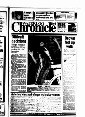 Waterloo Chronicle (Waterloo, On1868), 24 Nov 1993