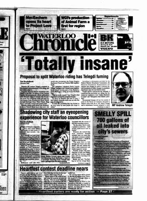 Waterloo Chronicle (Waterloo, On1868), 16 Feb 1994