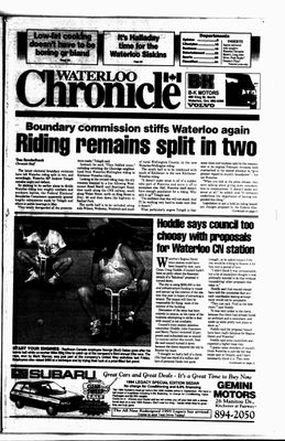 Waterloo Chronicle (Waterloo, On1868), 21 Sep 1994