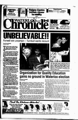 Waterloo Chronicle (Waterloo, On1868), 16 Nov 1994