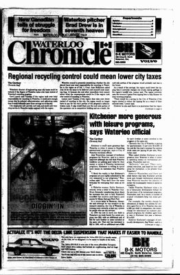 Waterloo Chronicle (Waterloo, On1868), 2 Aug 1995