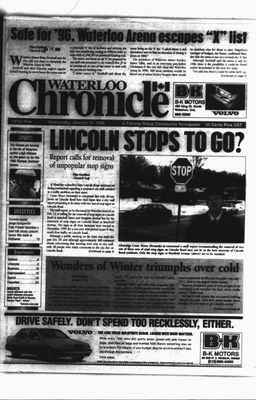 Waterloo Chronicle (Waterloo, On1868), 10 Jan 1996