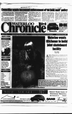 Waterloo Chronicle (Waterloo, On1868), 9 Oct 1996