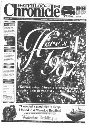 Waterloo Chronicle (Waterloo, On1868), 2 Jan 1997