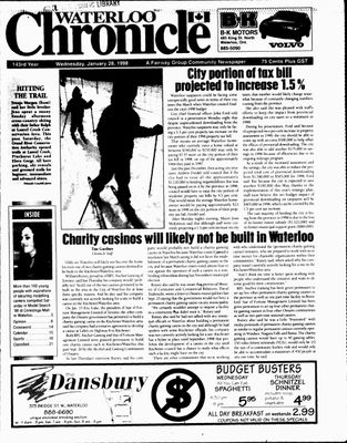 Waterloo Chronicle (Waterloo, On1868), 28 Jan 1998