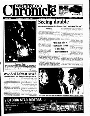 Waterloo Chronicle (Waterloo, On1868), 24 Jun 1998