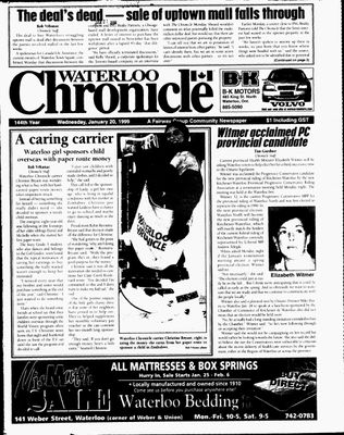 Waterloo Chronicle (Waterloo, On1868), 20 Jan 1999