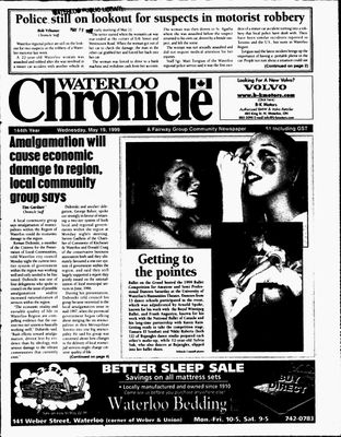 Waterloo Chronicle (Waterloo, On1868), 19 May 1999