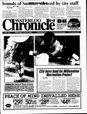 Waterloo Chronicle (Waterloo, On1868), 23 Jun 1999