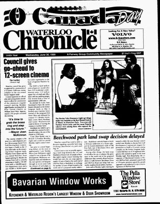 Waterloo Chronicle (Waterloo, On1868), 30 Jun 1999